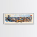 Tambov Russia Wall Art, Panoramic Travel Poster, Panoramic Framed Canvas Print, City Wall Art, Wall Hanging Home Decor, Travel Art