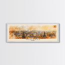 Vastras Sweden Travel Print Wall Art, Panoramic City Art, Travel Art, Wall Decor, Vacation Gift, Framed Canvas Print Or Metal Art