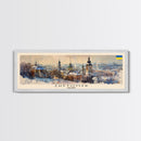 Zhytomyr Ukraine Travel Art, City Art, Framed Canvas Print or Metal Wall Art, Europe Travel Poster, Panoramic Wall Art, Extra Wide Wall Art