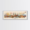 Sopron Hungary Travel Art, City Art, Framed Canvas Print or Metal Wall Art, Europe Travel Poster, Panoramic Wall Art, Extra Wide Wall Art
