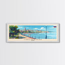 Chelyabinsk Russia Panoramic Travel Poster, Framed Canvas Print or Metal Wall Art, Travel Art, Home Decor, Panoramic Painting, Midcentury Art