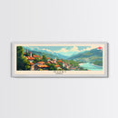 Gori Georgia Travel Print Wall Art, Panoramic City Art, Travel Art, Wall Decor, Vacation Gift, Framed Canvas Print Or Metal Art