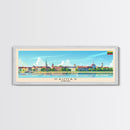 Kaunas Lithuania Travel Print Wall Art, Panoramic City Art, Travel Art, Wall Decor, Vacation Gift, Framed Canvas Print Or Metal Art