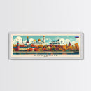 Kostroma Russia Panoramic Travel Poster, Framed Canvas Print or Metal Wall Art, Travel Art, Home Decor, Panoramic Painting, Midcentury Art