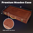 Poker set in a wooden case