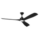 60" Newbury Industrial DC Motor Downrod Mount Reversible Ceiling Fan with Lighting and Remote Control