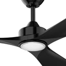 60" Newbury Industrial DC Motor Downrod Mount Reversible Ceiling Fan with Lighting and Remote Control