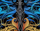 Large Swirl Butterfly Wall Graphic Mural