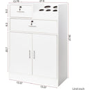 Locking Beauty Salon Storage Cabinet Hair Dryer Holder Stylist Equipment Drawer