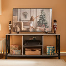 Gray TV Stand for 65 Inch TVs with Storage Console