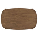 Dortch 7-piece Oval Solid Wood Dining Set Walnut