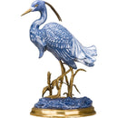Lovecup Blue Crane with Bronze Base
