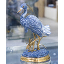 Lovecup Blue Crane with Bronze Base