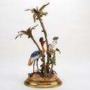 Lovecup Birds and Palm Tree Bronze Ormolu Figurine L384