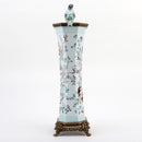 Lovecup Porcelain Octagonal Vase with Bronze Ormolu L412