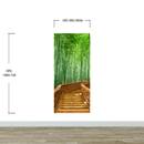 Japanese Bamboo Forest Arashiyama Woods Wall Mural