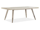 Lenox - Rectangular Dining Table - Warm Silver