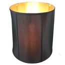 14"x16"x17" Large Drum Lampshade Black Shantung, Large Cylinder Replacement Lamp Shade for Tall Table Lamps