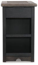 Tyler Creek - Chair Side End Table - Grayish Brown / Black