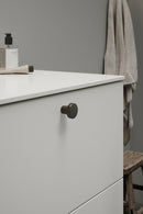 Dark Bronze "Lounge" Cabinet Knob and Wire Drawer Pulls