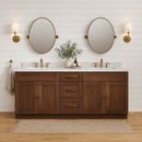 60 Inch Rustic Shaker Double Sink Bathroom Vanity with Drawers