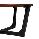 ACACIA SOLID WOOD COFFEE TABLE,BROWN & BLACK COLOR