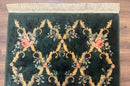 Karastan Garden of Eden Rug 4x6, Green Savonnerie 509/1733, Original Discontinued Vintage Karastan Carpet