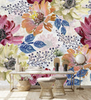 Large Flowers Wallpaper