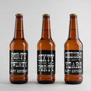 60th Birthday Beer Label Set