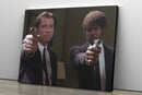Pulp Fiction Poster Gangsta Movie Hand Made Posters Canvas Print Wall Art Home Decor