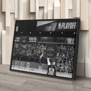 Luka Doncic Canvas Art – Mavericks Buzzer Beater Decor