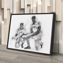 Willie Mays & Willie McCovey Canvas Art – San Francisco Giants Wall Decor