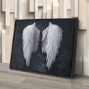 Banksy Angel Wings Canvas Wall Art Decor - Urban Street Art Poster