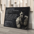 Muhammad Ali Quote Canvas Art – Boxing Wall Decor