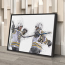 Brad Marchand & David Pastrnak Canvas Art – Boston Bruins Wall Decor