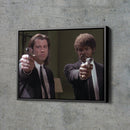 Pulp Fiction Poster Gangsta Movie Hand Made Posters Canvas Print Wall Art Home Decor