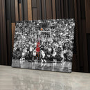Michael Jordan The Last Shot Canvas Print – Chicago Bulls Basketball Wall Art Decor