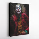 Joker Smoking Canvas – Dark Villain Wall Art Gift for Movie & Comic Fans