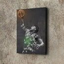 Giannis Antetokounmpo Poster Graffiti Neon Milwaukee Bucks Basketball Hand Made Poster Canvas Print Kids Wall Art Man Cave Gift Home Decor