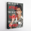 Scarface Quote Canvas Art – Tony Montana Wall Decor