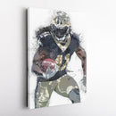 Alvin Kamara Canvas Art – New Orleans Saints Wall Decor