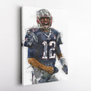 Tom Brady Canvas Art – New England Patriots Wall Decor