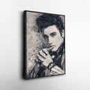 Elvis Presley Canvas – Geometric Music Wall Art Gift for Rock & Roll Fans
