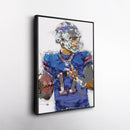 Josh Allen Canvas Art – Buffalo Bills Wall Decor