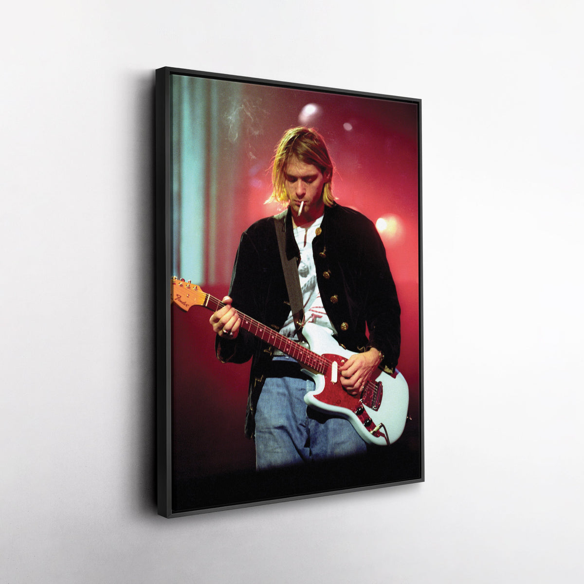 Kurt Cobain Canvas – Nirvana Rock Legend Wall Art