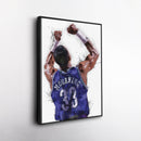 Alonzo Mourning Canvas Art – Charlotte Hornets Wall Decor