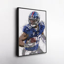 Saquon Barkley Canvas Art – New York Giants Wall Decor