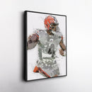 Deshaun Watson Canvas Art – Cleveland Browns Wall Decor