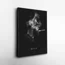 LeBron James Canvas Art – Cigar Lakers Wall Decor