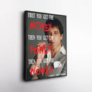 Scarface Quote Canvas Art – Tony Montana Wall Decor